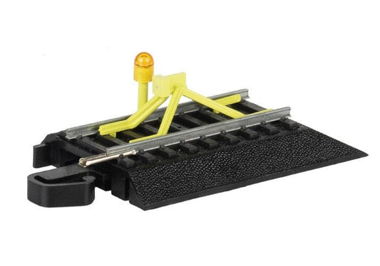 Bachmann 44476 HO Steel Alloy E-Z Track Flashing LED Bumper Track - PowerHobby