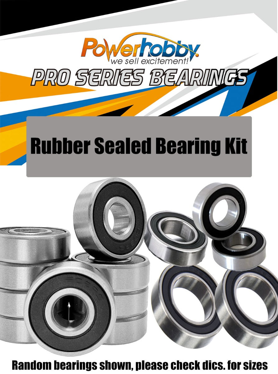 PowerHobby Pro Series Rubber Sealed Bearing Kit Tamiya Blackfoot ABEC5 - PowerHobby