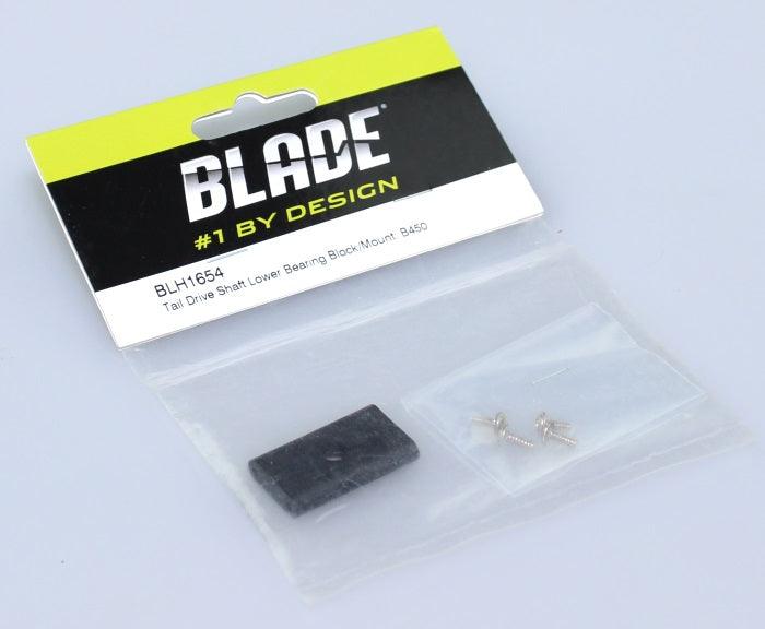 Blade 3D / X Tail Drive Shaft Lower Bearing Block/Mount BLH1654 - PowerHobby