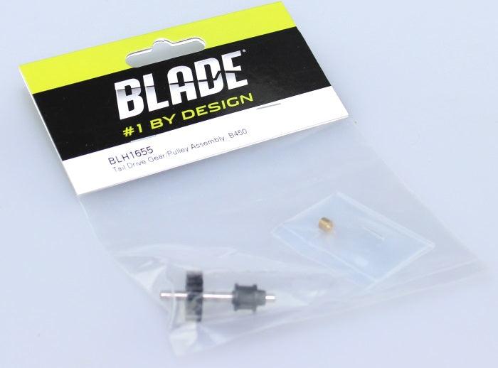 Blade 450 3D / X Tail Drive Gear/Pulley Assembly BLH1655 - PowerHobby