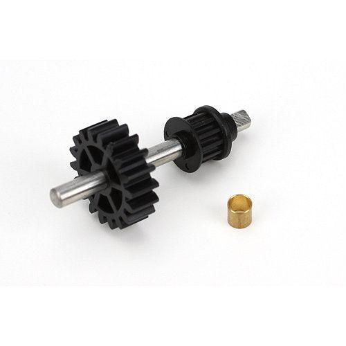 Blade 450 3D / X Tail Drive Gear/Pulley Assembly BLH1655 - PowerHobby