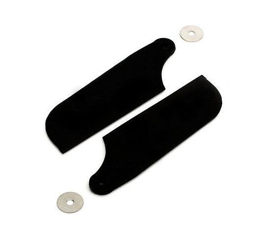 Blade 450 3D / X Tail Rotor Blade Set Black BLH1671B - PowerHobby