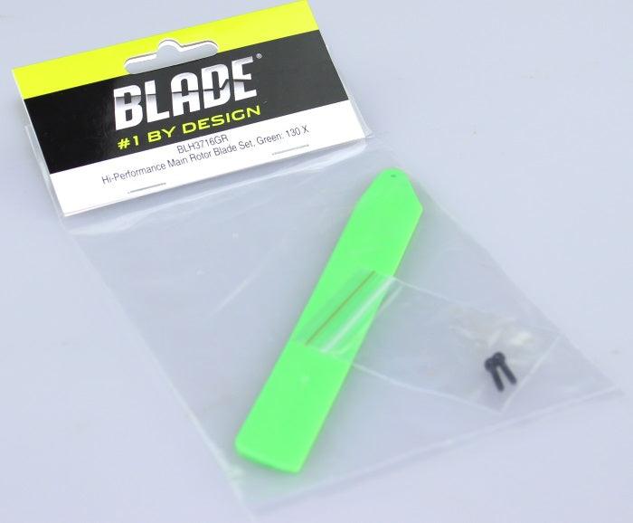 Blade 130 X BLH3716GR Hi-Performance Main Rotor Blade Set 130X - PowerHobby