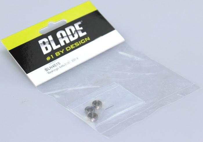 Blade 300 X BLH4515 Bearings 4x8x3 (3) 300 X 250 CFX - PowerHobby