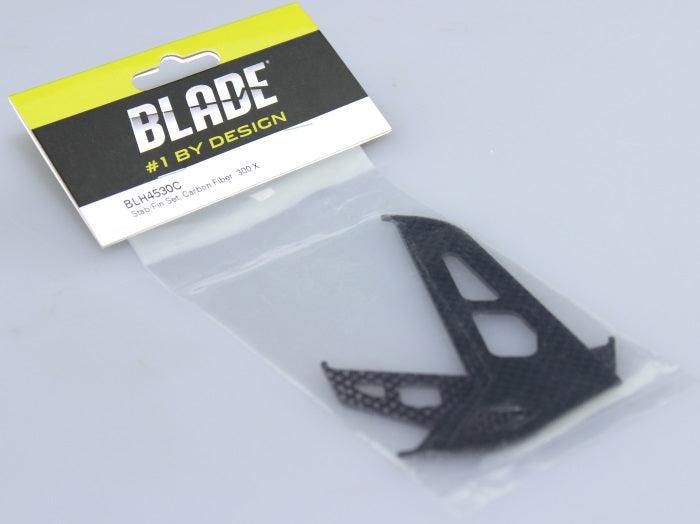 Blade 300 X BLH4530C Stab/Fin Set, Carbon Fiber 300 X - PowerHobby