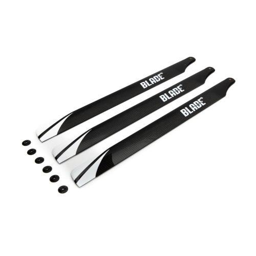 Blade BLH4751 360mm Carbon Fiber Main Blades (3) 360 CFX - PowerHobby