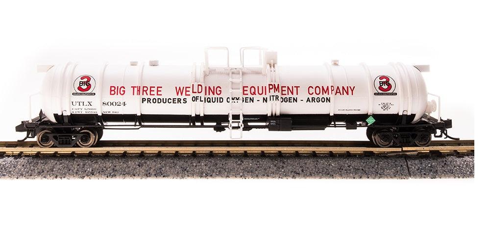 Broadway Limited 3722 N Scale Cryogenic Tank Car Big Three Industries 2-pack - PowerHobby