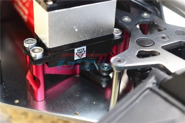 GPM BR024-BLUE ALUMINUM SERVO MOUNT Losi Baja REY - PowerHobby