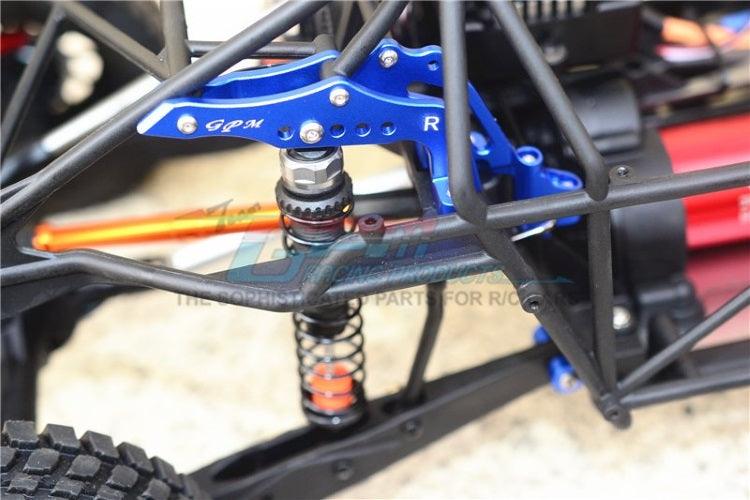 GPM BR030-BLUE ALUMINUM REAR SHOCK TOWER Losi Baja REY - PowerHobby