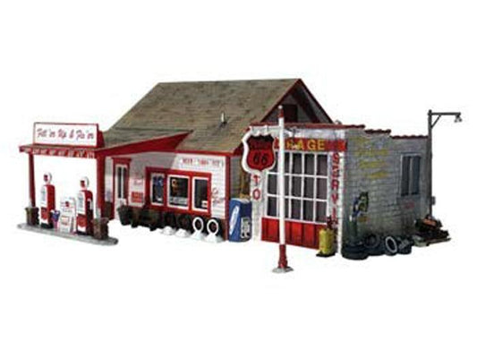 Woodland Scenics BR4922 N Fill'er Up & Fix'er Structure  Built-&-Ready - PowerHobby