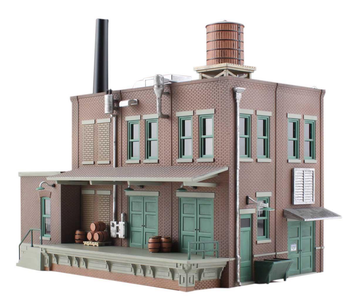 Woodland Scenics BR5026 HO Clyde & Dale's Barrel Factory Structure Built-&-Ready - PowerHobby