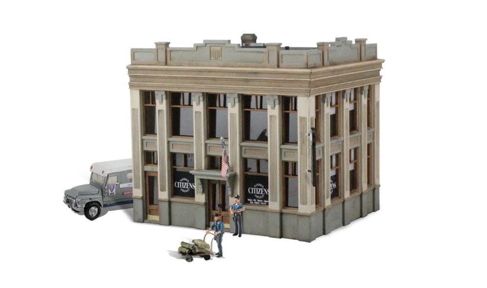 Woodland Scenics BR5033 HO Citizens Savings & Loan Structure Built-&-Ready - PowerHobby