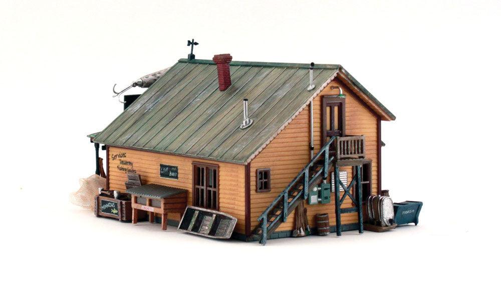 Woodland Scenics BR5047 HO Mo Skeeters Bait/Tackle Built-&-Ready Structure - PowerHobby