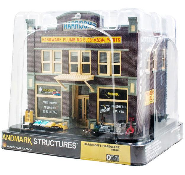 Woodland Scenics BR5842 O Harrisons Hardware Structure Built-&-Ready - PowerHobby