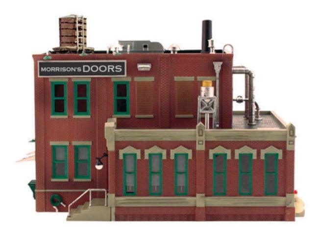 Woodland Scenics BR5848 O Morrison Door Factory Structure Built-&-Ready - PowerHobby