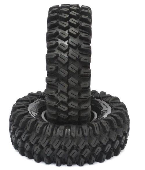 Boom Hustler M/T Xtreme 1.9 Rock Crawling Tires 4.45x1.57 Snail Slime Compound - PowerHobby