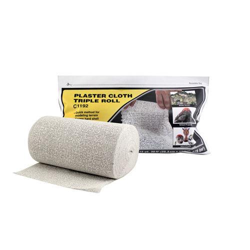 Woodland Scenics C1192 Plaster Cloth Triple Roll 8"x45' - PowerHobby