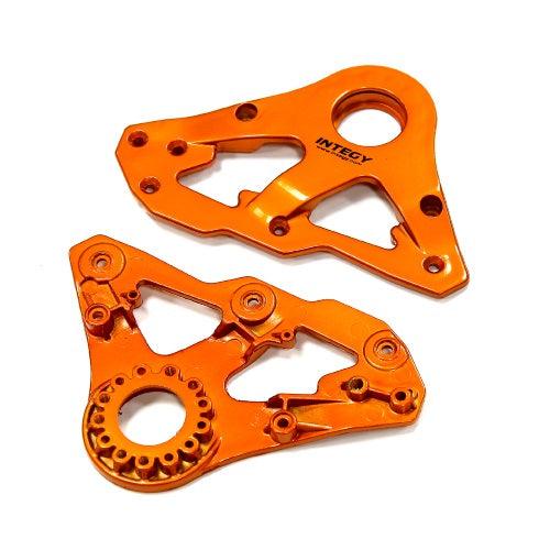 Integy C24940ORANGE Left Side Plastic Main Frame Conversion Snow / Sand Mobile - PowerHobby