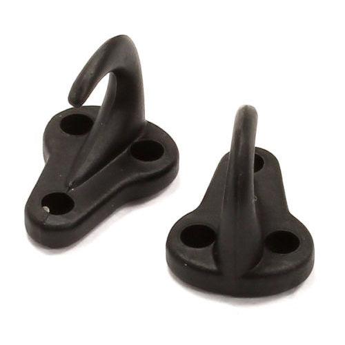 Integy C25012BLACK Realistic Bolt-On Hooks (S) (2) Rock Crawler - PowerHobby