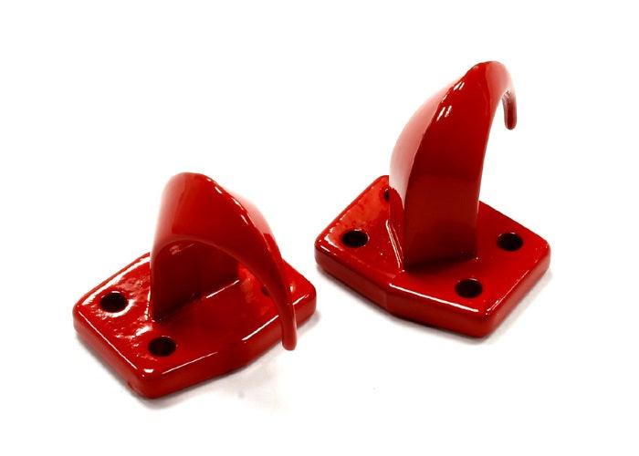 Integy C25014RED Realistic Bolt-On Hooks (L) (2) Rock Crawler - PowerHobby