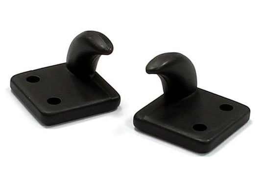 Integy C25015BLACK Realistic Bolt-On Offset Hooks (2) Rock Crawler - PowerHobby