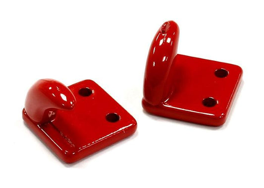 Integy C25015RED Realistic Bolt-On Offset Hooks (2) Rock Crawler - PowerHobby