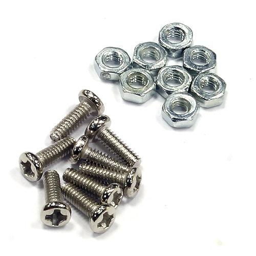 Integy C25047 T2 Mounting Hardware Screws / Nuts (6) Rock Crawler Hooks - PowerHobby