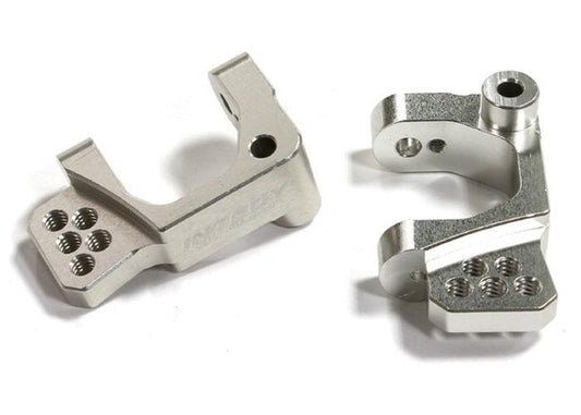 Integy C25147SILVER Aluminum Caster Blocks (2) Associated SC10B - PowerHobby