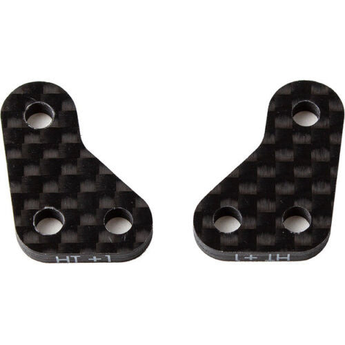 Associated ASC91902 RC10b6.3 Factory Team Carbon Fiber Steering Block Arms Ht +1 - PowerHobby