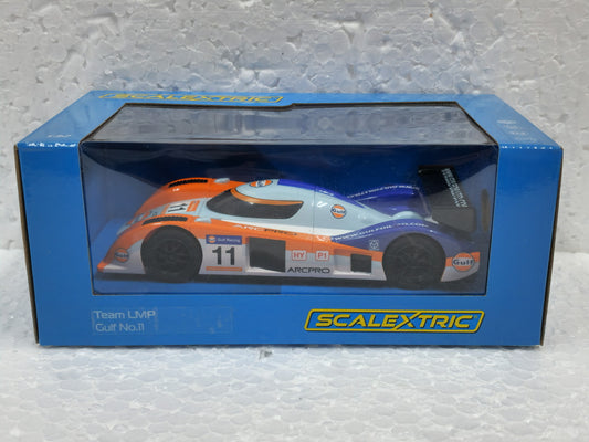 Scalextric C4090 Team LMP Gulf slot Car 1/32 DPR - PowerHobby