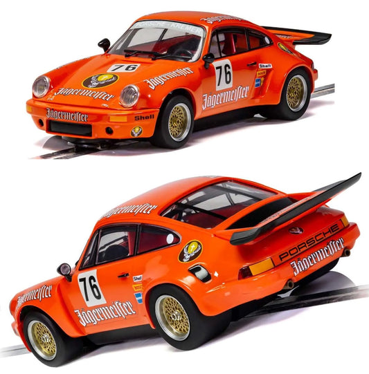 Scalextric C4211 Porsche 911 Carrera RSR 3.0 Jagermeister Kremer Slot Car 1/32 - PowerHobby