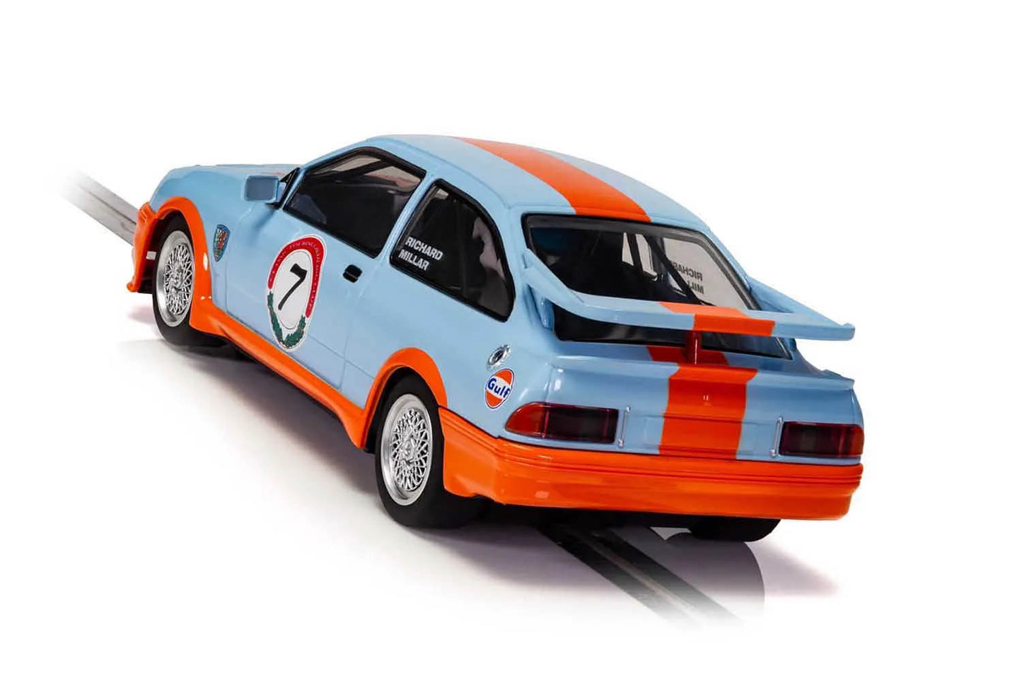 Scalextric C4231 Ford Sierra RS500 Gulf Richard Millar Slot Car 1/32 DPR - PowerHobby