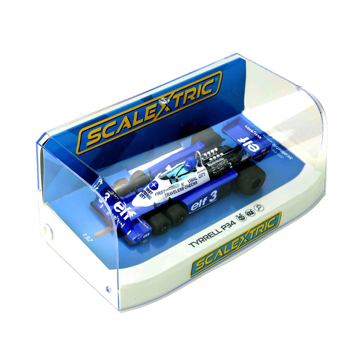 Scalextric C4245 Tyrrell P34 #3 Belgian Grand Prix 1977 Slot Car 1/32 - PowerHobby