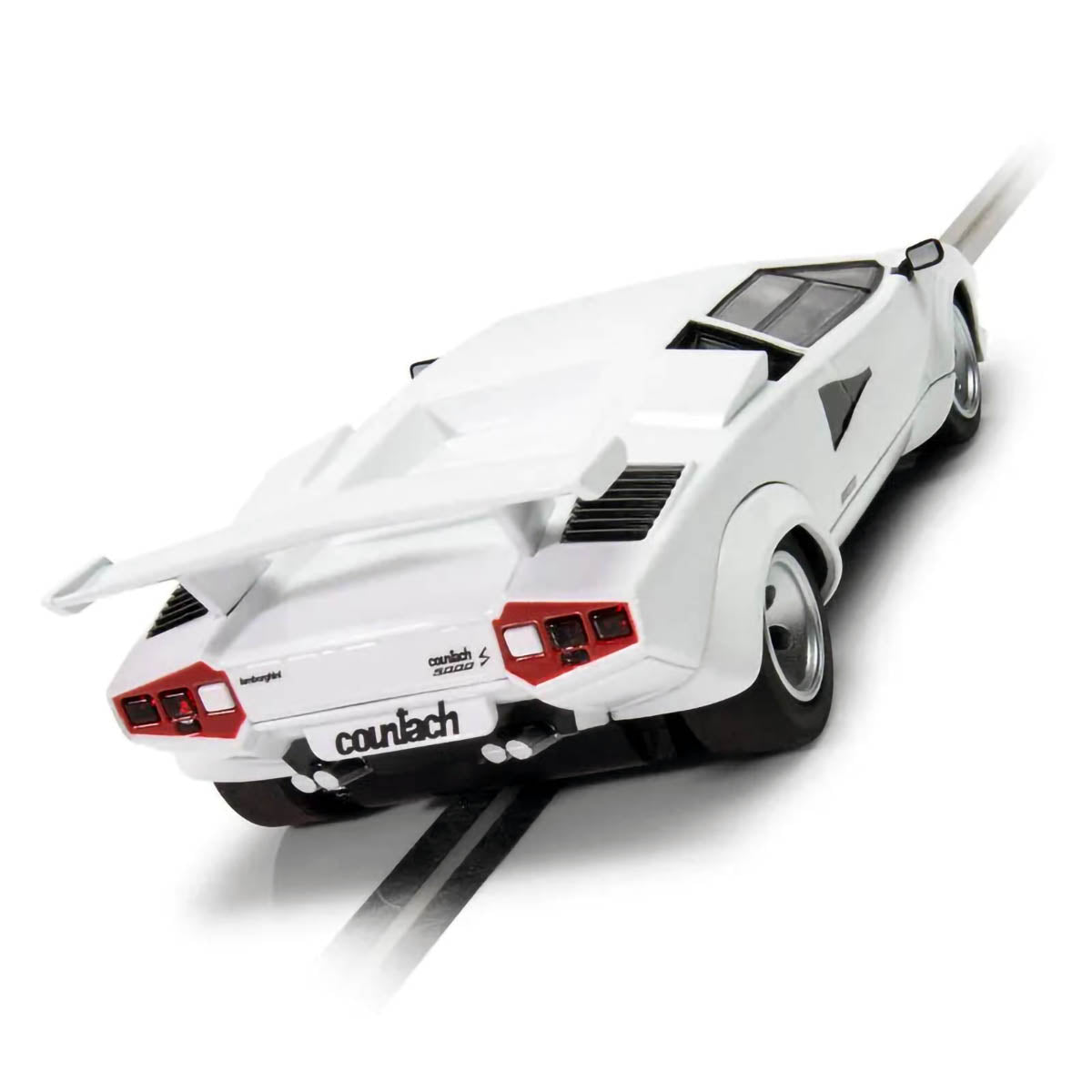 Scalextric C4336 Lamborghini Countach White Slot Car 1/32 Scale - PowerHobby