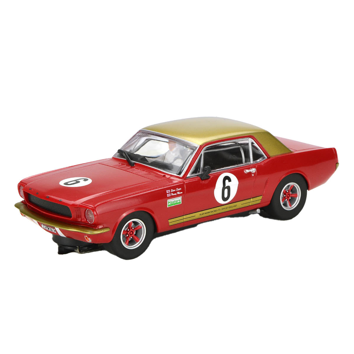 Scalextric C4339 Ford Mustang Alan Mann Racing Henry Steve Slot Car 1/32 DPR - PowerHobby