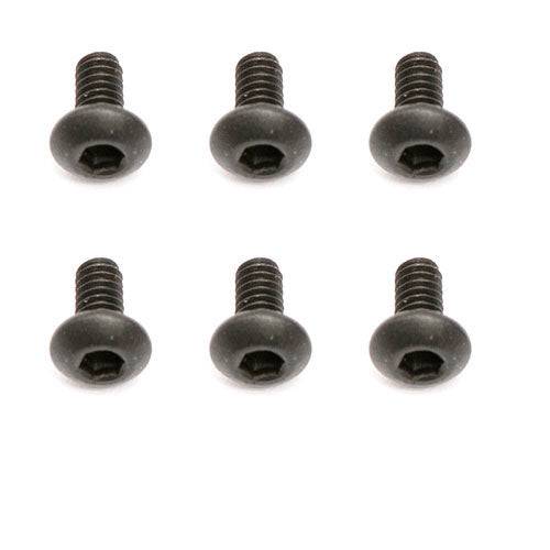 Associated 31510 Button Head Cap Screws M2 x 0.4 x 4 (6) TC6 SC10 RC10B5M / T4 - PowerHobby