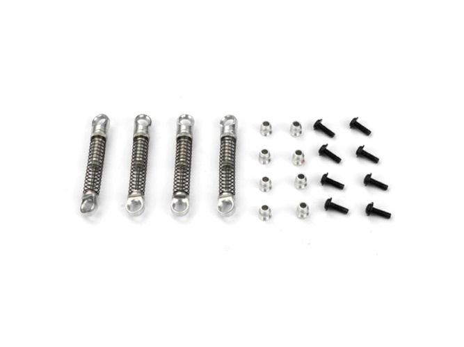 Carisma CIS16087 1/24 Rock Crawler Aluminum Oil-Filled Shock Set MSA-1E - PowerHobby