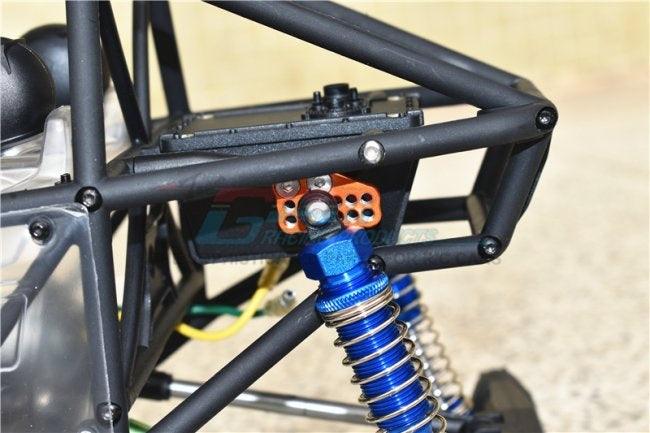 GPM Aluminum ALUMINUM FRONT & REAR SHOCK MOUNT Black Tamiya CC01 - PowerHobby