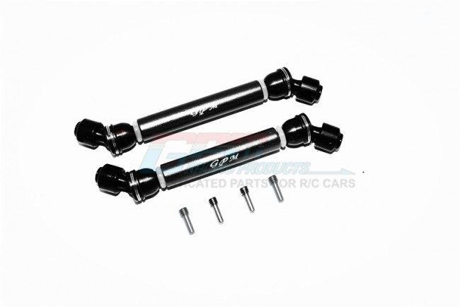 GPM STEEL ALUMINUM FRONT REAR CVD DRIVE SHAFT AXIAL CAPRA 1.9 UTB YETI BLACK - PowerHobby