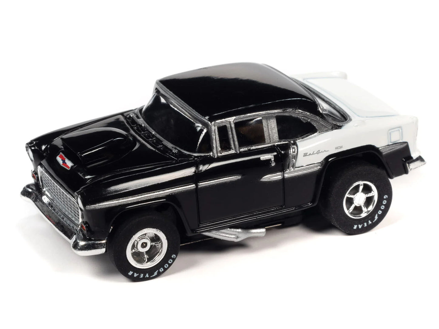 Auto World 1955 Chevy Bel Air Black 55' Exclusive HO slot car Limited Edition - PowerHobby