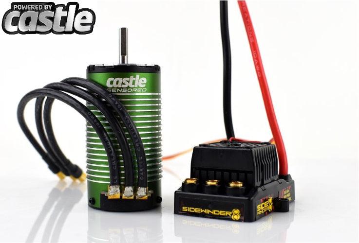 Castle Creations Sidewinder 8th 1/8 Scale Brushless ESC 2200kV Motor COMBO - PowerHobby