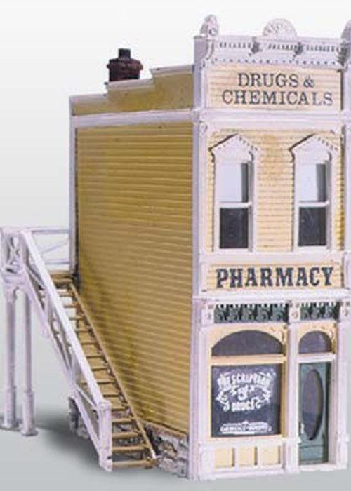 Woodland Scenics D221 HO Pharmacy Structure Kit - PowerHobby