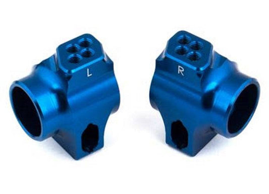 Team Associated 91760 Blue Aluminum Rear Hubs RC10B6 RC10B6D - PowerHobby