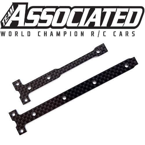 Associated 92284 RC10B74.1 Carbon Fiber Chassis Brace Support Set 2.0mm - PowerHobby