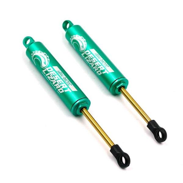 Yeah Racing 110mm Desert Lizard Two Stage Internal Spring Damper Pair Green Crawler - PowerHobby