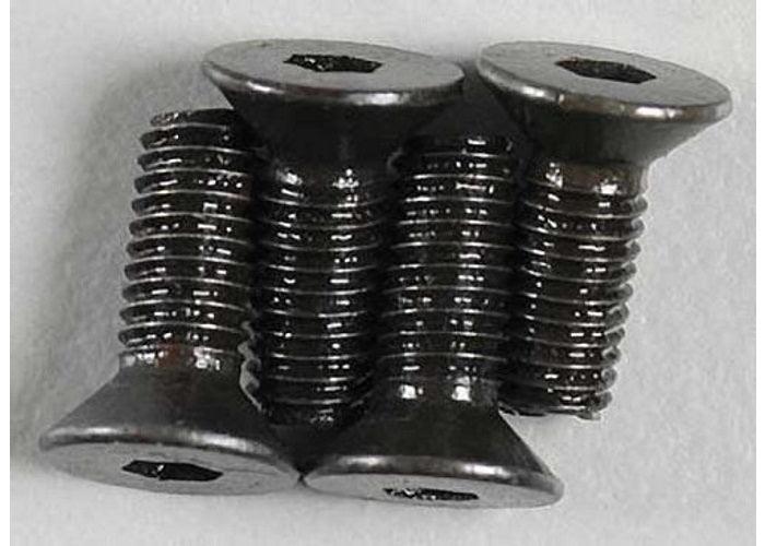 Dubro 2286 Flat Head Socket Screw Set (4) - PowerHobby