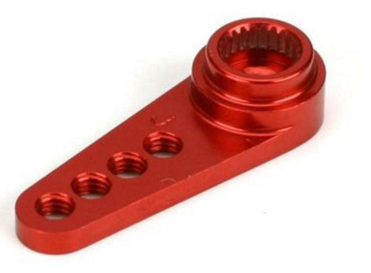 Dynamite DYN2536 1/2 Machined Aluminum Servo Arm Red JR Airtronics - PowerHobby