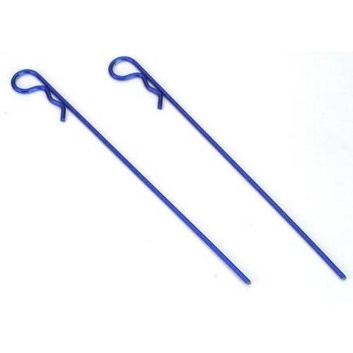 Dynamite DYN5529 Anodized Body Clip 80mm Blue (2) - PowerHobby