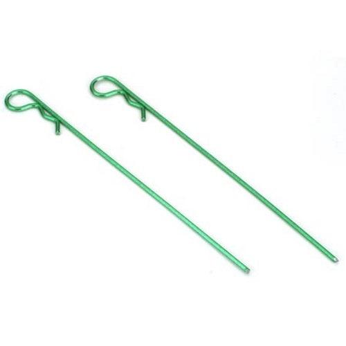 Dynamite DYN5530 Anodized Body Clip 80mm Green (2) - PowerHobby