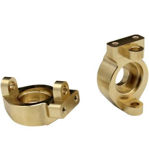 Hot Racing EDR21H Element Enduro Brass Front Steering Knuckles - PowerHobby